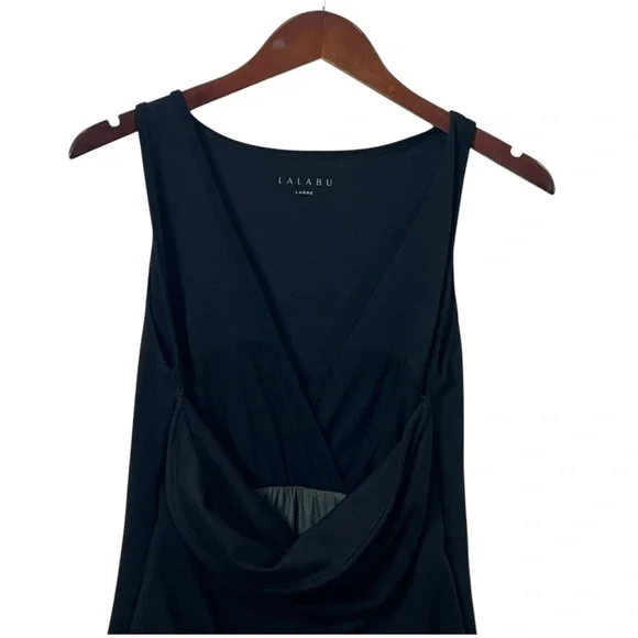 Lalabu Soothing Tank Top Black Shirt Baby Women’s Size Large - Picture 3 of 10